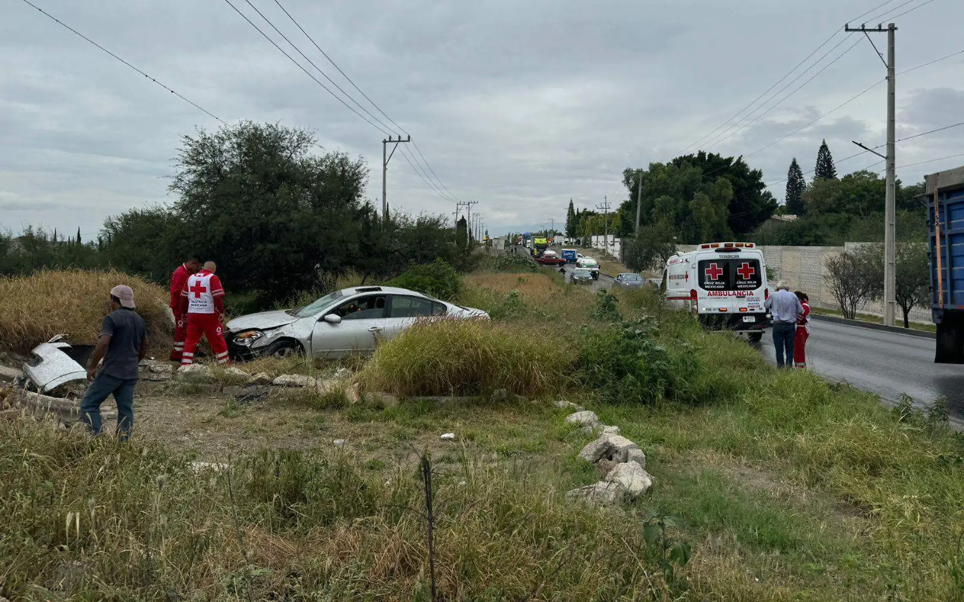 accidente vial en Tehuacan